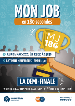 Mon job en 180 secondes : demi-finale